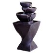 Jeco Modern Tier Bowls Indoor Water Fountain