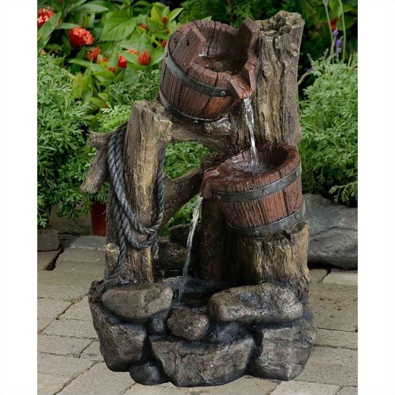 jeco vat outdoor indoor water fountain with led light fcl070 jeco vat outdoor indoor water fountain with led light fcl070