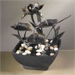 Jeco Cadono Metal Leaves Tabletop Fountain