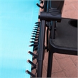 Jeco Oversized Zero Gravity Chair with Sunshade in Pacific Blue