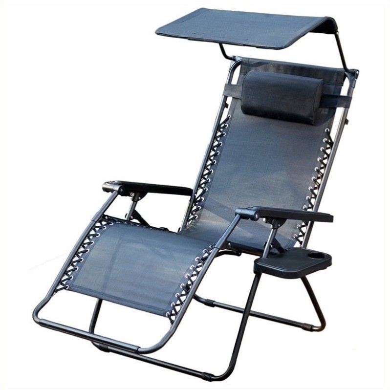 zero gravity chair with shade