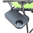 Jeco Oversized Zero Gravity Chair with Sunshade in Lime Green