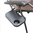 Jeco Oversized Zero Gravity Chair with Sunshade in Brown Mesh