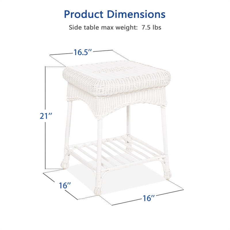 Jeco Resin Wicker Outdoor 17