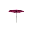 Jeco 6.5' x 10' Aluminum Patio Market Umbrella Tilt with Crank