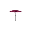 Jeco 6.5' x 10' Aluminum Patio Market Umbrella Tilt with Crank