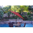 Jeco 9ft. Aluminum Patio Market Umbrella Tilt with Crank
