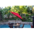 Jeco 9ft. Aluminum Patio Market Umbrella Tilt with Crank