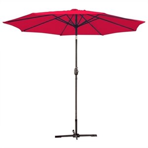 9' aluminum market patio umbrella with crank (95)