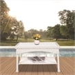 White Wicker Patio Furniture Coffee Table
