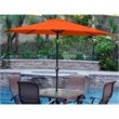 Jeco 9' Aluminum Market Patio Umbrella with Crank in Orange