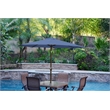 Jeco 9' Aluminum Market Patio Umbrella with Crank in Blue