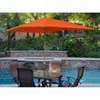Jeco 10' Aluminum Market Patio Umbrella with Crank in Orange