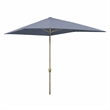 Jeco 10' Aluminum Market Patio Umbrella with Crank in Blue