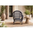 Santa Maria Espresso  Resin Wicker Chair - Set of 2