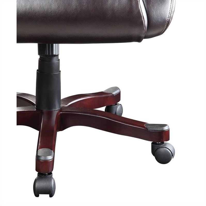 Executive Office Chair In Espresso Finish BPCHTXEC9