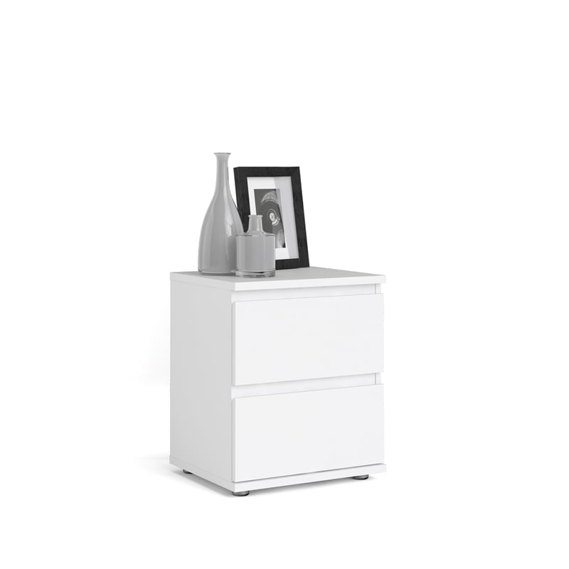 Tvilum Aurora 2 Drawer Nightstand In White 7109249