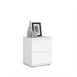 Tvilum Aurora 2 Drawer Nightstand in White