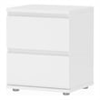 Tvilum Aurora 2 Drawer Nightstand in White