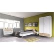 Tvilum Diana Nightstand in White and Oak