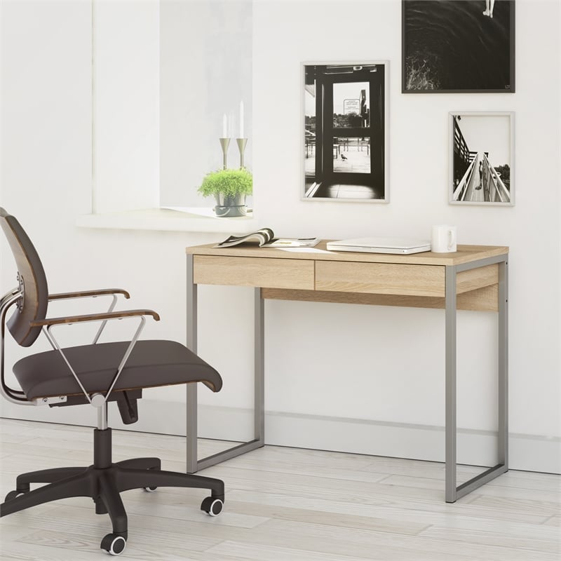 tvilum walker 2 drawer desk