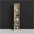 Tvilum Element 5 Shelf Narrow Bookcase in Oak
