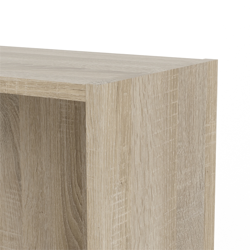 Tvilum Element 5 Shelf Wide Bookcase in Oak