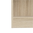 Tvilum Element 5 Shelf Wide Bookcase in Oak