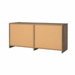 Tvilum Scottsdale Contemporary Wood Mahogany 6 Drawer Double Dresser