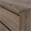 Tvilum Scottsdale Contemporary Wood Mahogany 6 Drawer Double Dresser