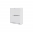 Tvilum Bright 2 Drawer Engineered Wood Shoe Cabinet in White