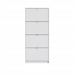 Tvilum Bright 4 Drawer Shoe Cabinet in White
