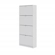 Tvilum Bright 4 Drawer Shoe Cabinet in White