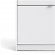 Tvilum Bright 4 Drawer Shoe Cabinet in White