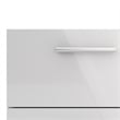 Tvilum Austin 2 Drawer Engineered Wood Nightstand in Oak Structure/White Gloss