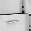 Austin 8 Drawer Double Dresser in Oak Structure/White High Gloss