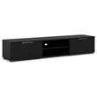 Tvilum Match 2 Drawer 2 Shelf TV Stand in Black Matte