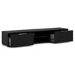 Tvilum Match 2 Drawer 2 Shelf TV Stand in Black Matte