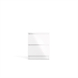 Tvilum Scottsdale 2 Drawer Nightstand in White High Gloss