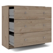 Tvilum Portland 3 Drawer Chest in Jackson Hickory