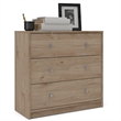Tvilum Portland 3 Drawer Chest in Jackson Hickory