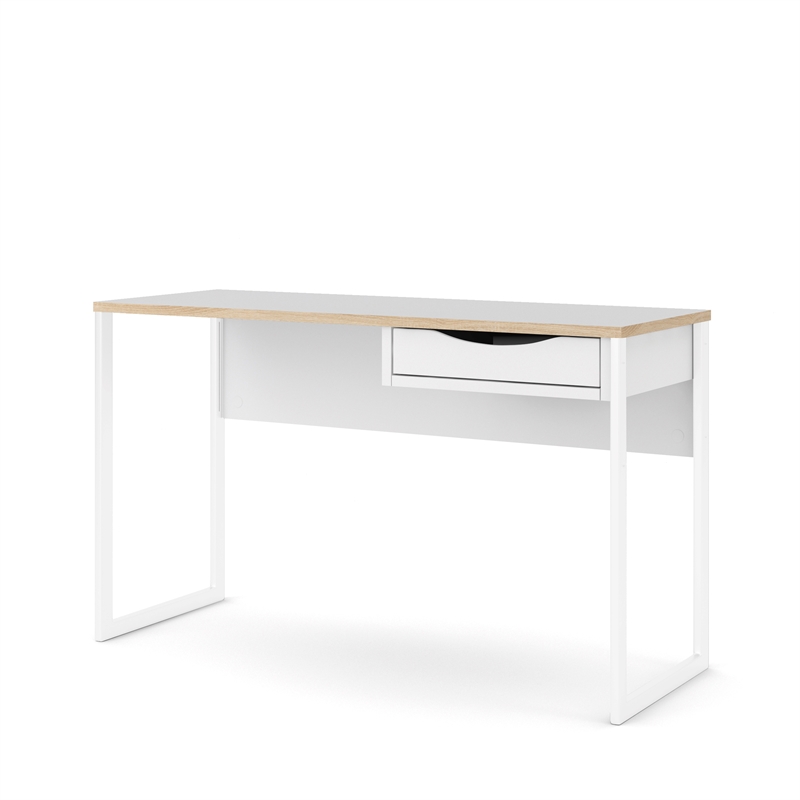 timber desk white