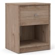 Tvilum Portland 1 Drawer Nightstand in Jackson Hickory