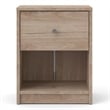 Tvilum Portland 1 Drawer Nightstand in Jackson Hickory