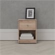 Tvilum Portland 1 Drawer Nightstand in Jackson Hickory