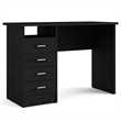 Tvilum Warner Desk with 4 Drawers in Black Woodgrain