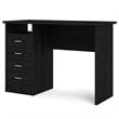 Tvilum Warner Desk with 4 Drawers in Black Woodgrain