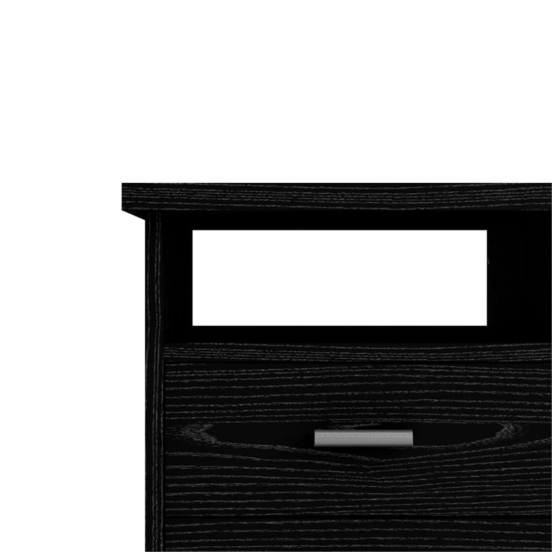 Tvilum Warner Desk with 4 Drawers in Black Woodgrain