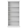 Tvilum Sonoma 5 Shelf Bookcase in White