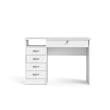 Tvilum Walden Transitional Engineered Wood Home Computer Office Desk in White